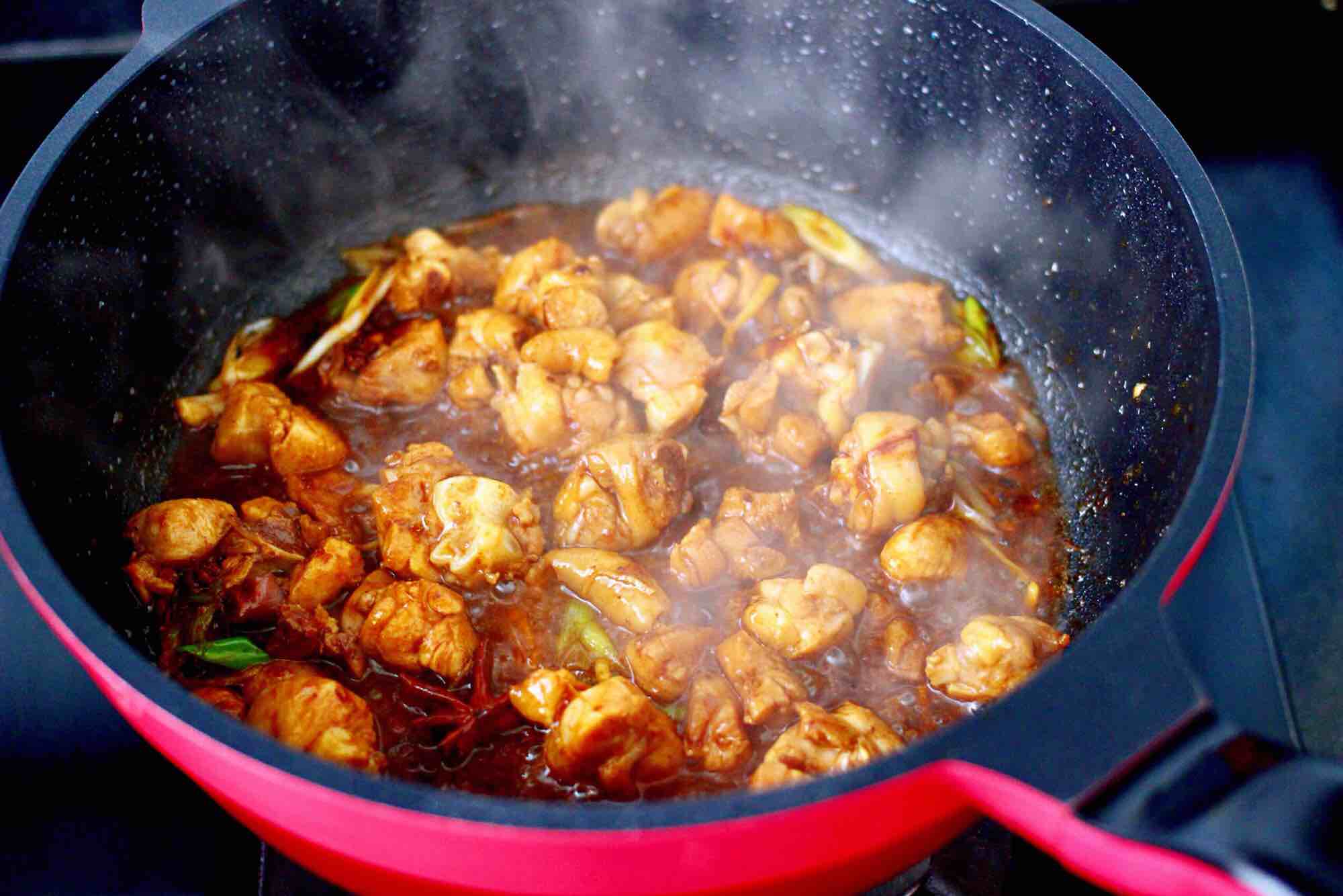 Roasted Chicken Thigh with Baby Mushroom recipe