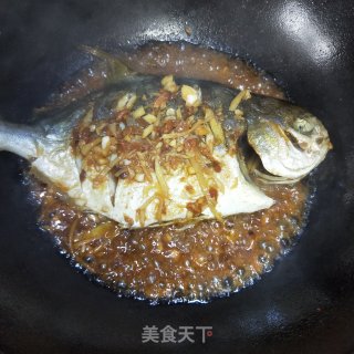 Braised Golden Pomfret recipe