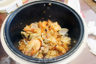 Home Improved Electric Rice Cooker——spanish Paella recipe