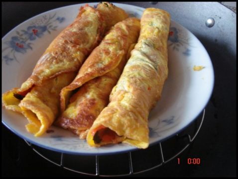 Carrot Pork Omelet recipe