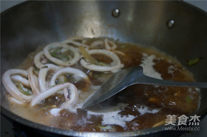 Squid and Egg Noodle Soup recipe