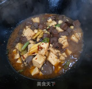 Duck Blood Roasted Tofu recipe