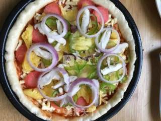 Pineapple Ham Pizza recipe
