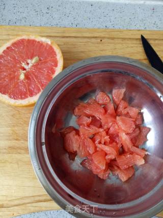 Red Pomelo Coconut Milk Jelly recipe