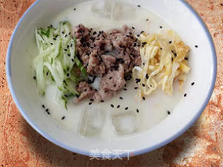 Special Cold Noodles with Soy Milk recipe