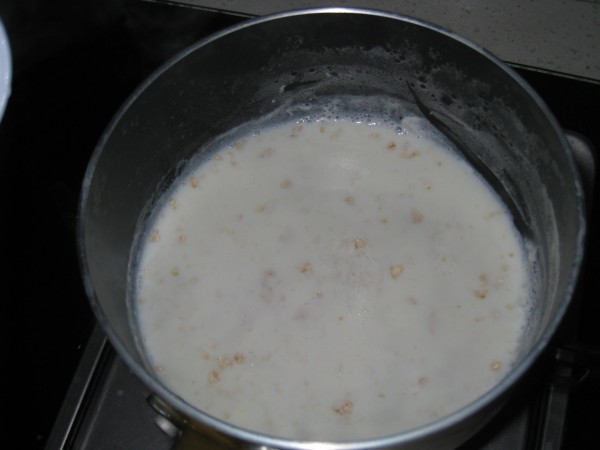 Milk Oatmeal Nest Egg recipe