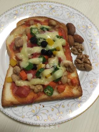 Air Fryer Version Toast Pizza recipe