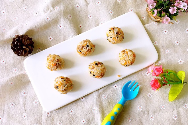 Pork Seaweed Rice Ball for Baby Food recipe