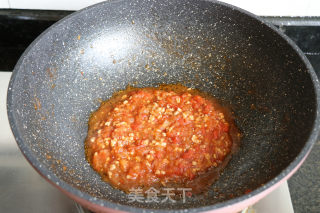 Tomato Meat Sauce Noodles recipe