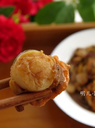 Stir-fried Scallops with Double Sauce