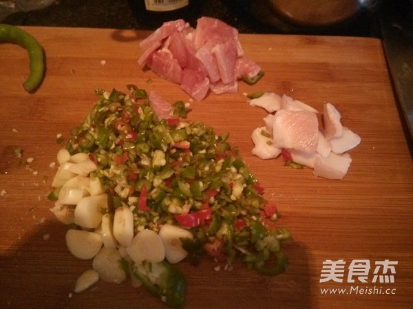 Fried Pork with Edamame recipe