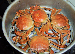 One's Delicious Enjoyment---steamed Hairy Crabs recipe