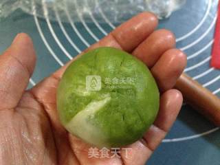 Matcha Bean Paste Egg Yolk Crisp recipe