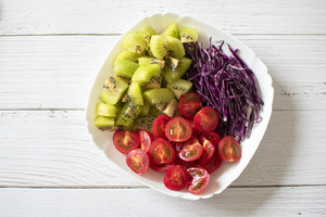 Rainbow Salad with Pecan Zongzi recipe