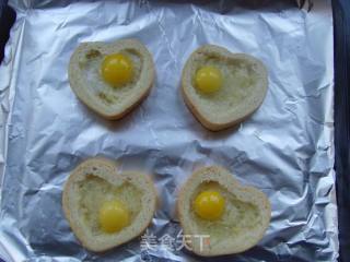 [food is Still Ring Baking Competition Area]: Love Breakfast---qiaoxin Egg Toast recipe