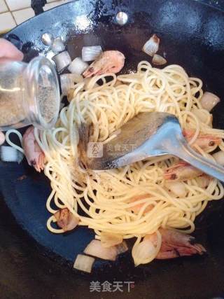 Arctic Sweet Shrimp Pasta recipe
