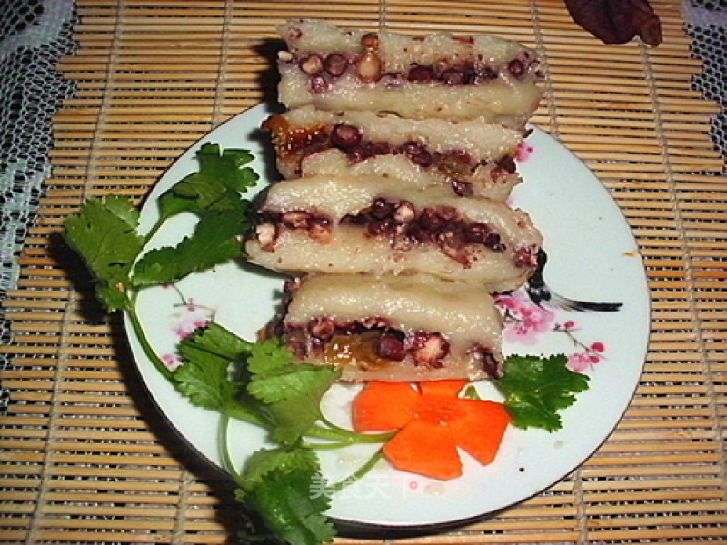 Delicious Soft Glutinous Red Bean Cake recipe