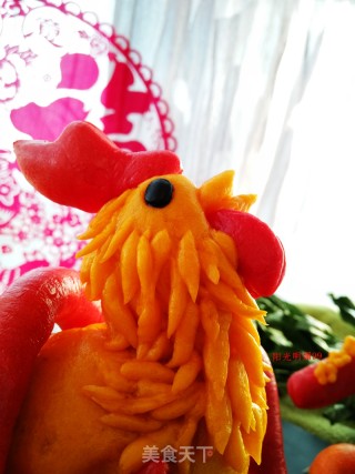 [henan] Golden Chicken New Year Bean Paste (creative Pastry) recipe