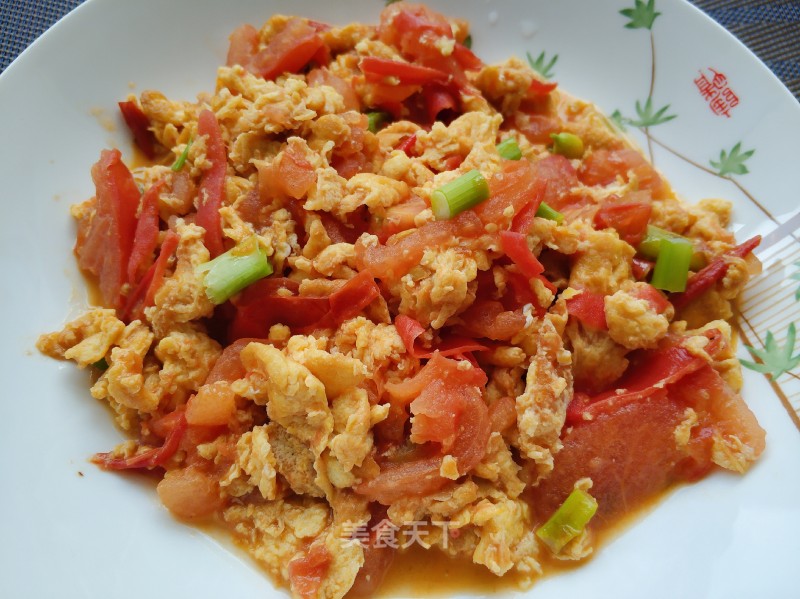Tomato Scrambled Eggs recipe