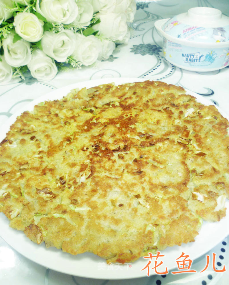 Cabbage and Black Rice Steamed Pancakes recipe