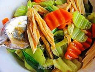 Zhenxuan Juice Lettuce and Yuba recipe