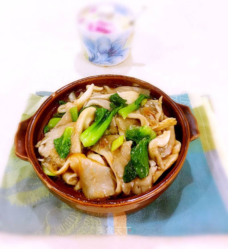 #trust之美#roasted Mushroom Choy Sum recipe