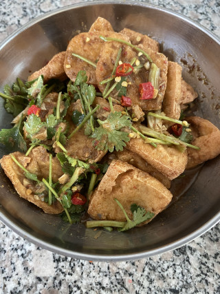 Simple Fried Stinky Tofu recipe