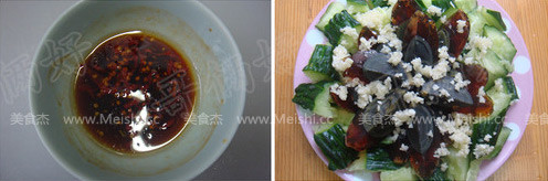 Preserved Egg with Cucumber recipe