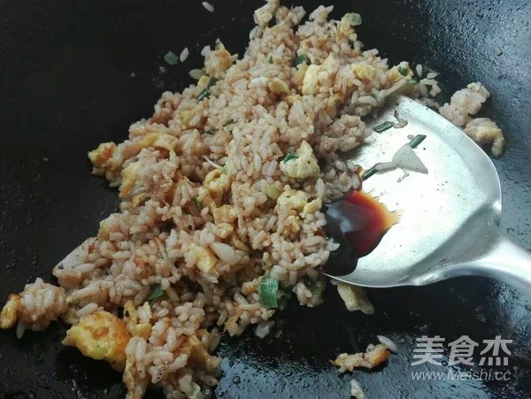 Soy Sauce Egg Fried Rice recipe