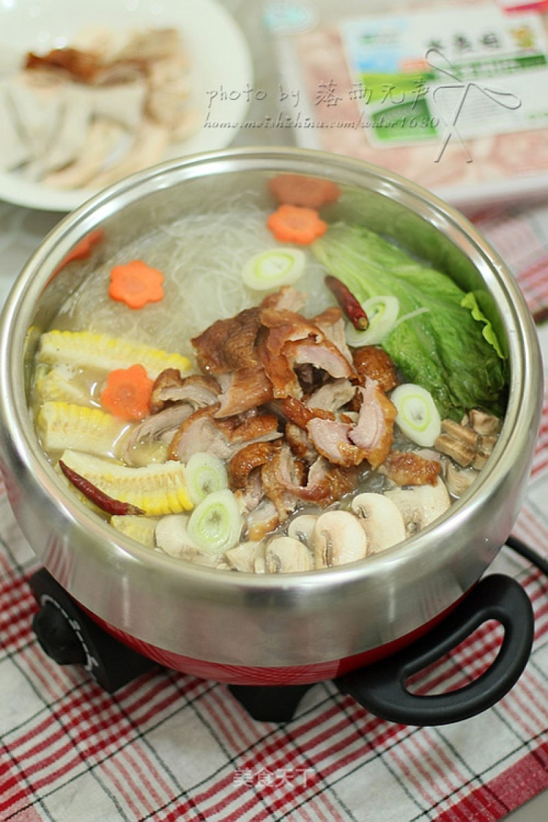 Flavored Roast Duck Hot Pot recipe