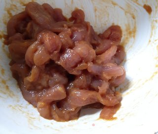 Stir-fried Pork with Garlic Moss recipe