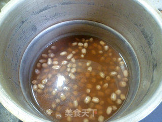 Fried Mustard with Peanuts recipe