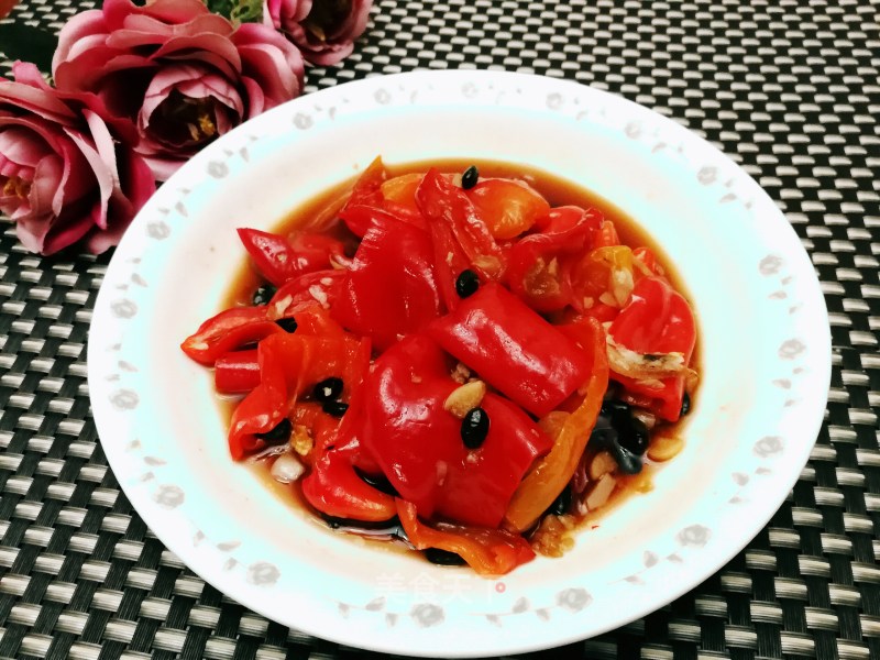 Steamed Red Pepper with Tempeh recipe