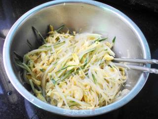 Cucumber and Egg Mixed Vermicelli recipe