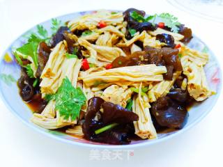 Yuba Mixed with Fungus recipe