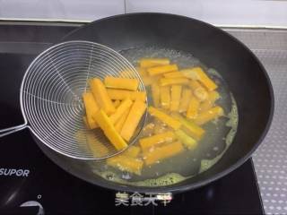 Baked Pumpkin with Salted Egg Yolk (not Fried) recipe