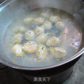 Scallion Fish Paste Meatballs recipe