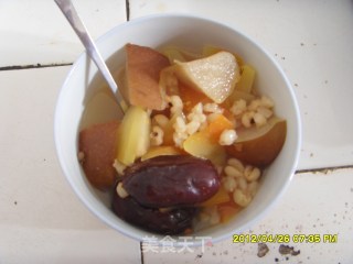 Breast Enhancement Soup-papaya, Sydney, Red Dates and Barley Congee recipe