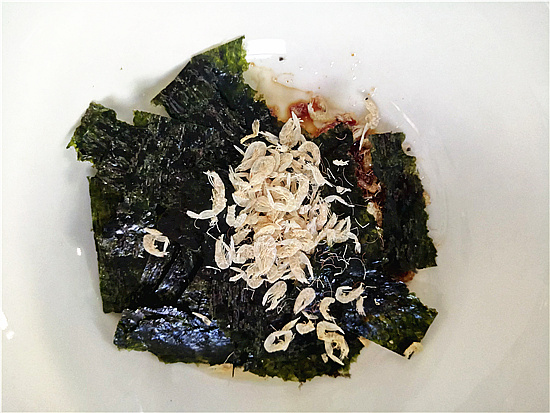 Wontons with Shrimp Skin and Seaweed recipe