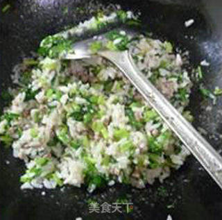 Fried Rice with Parsley Minced Beef recipe