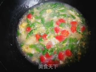 Garden Radish Egg Drop Soup recipe