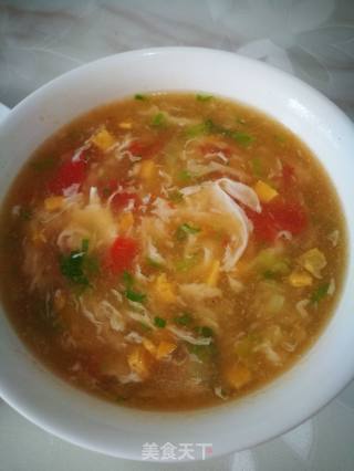 Tomato Egg Soup recipe