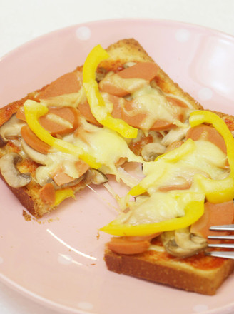 Toast Mushroom Pizza recipe