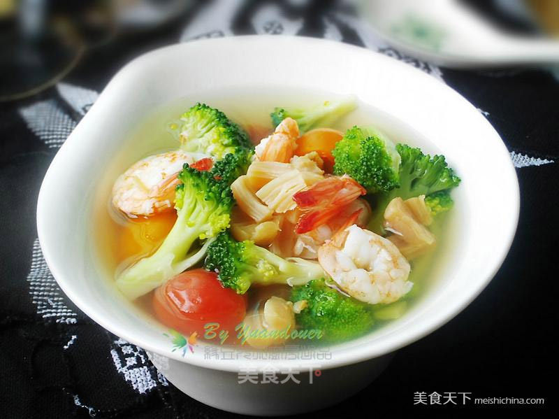 Broccoli Rolled Shrimp recipe