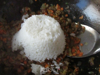 Curry Beef Fried Rice with Vegetable Salad recipe