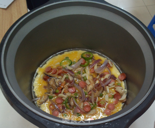 Electric Pan Chinese Fried Egg Corner recipe