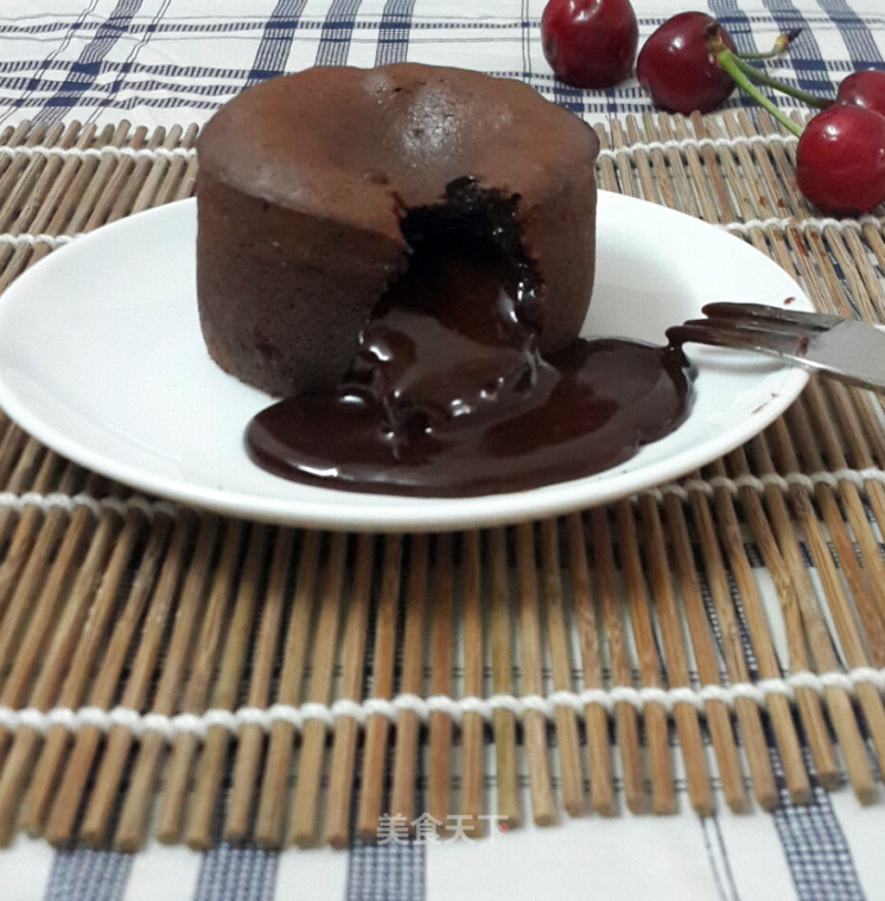 #aca Baking明星大赛#lava Chocolate Cake