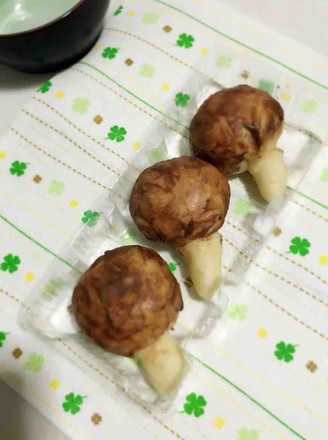 Mushroom Red Bean Buns recipe