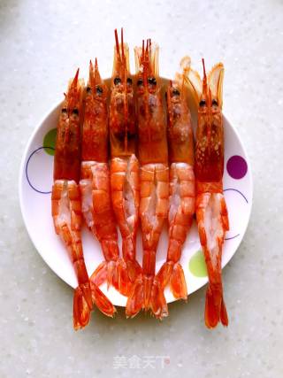 Steamed Argentine Red Shrimp with Garlic recipe