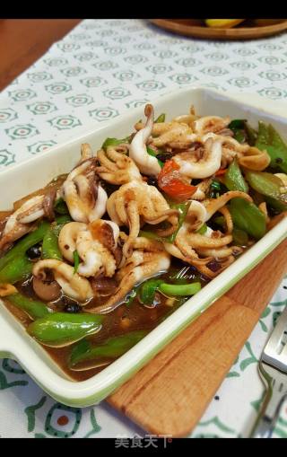 Stir-fried Cuttlefish with Beijing Sauce recipe